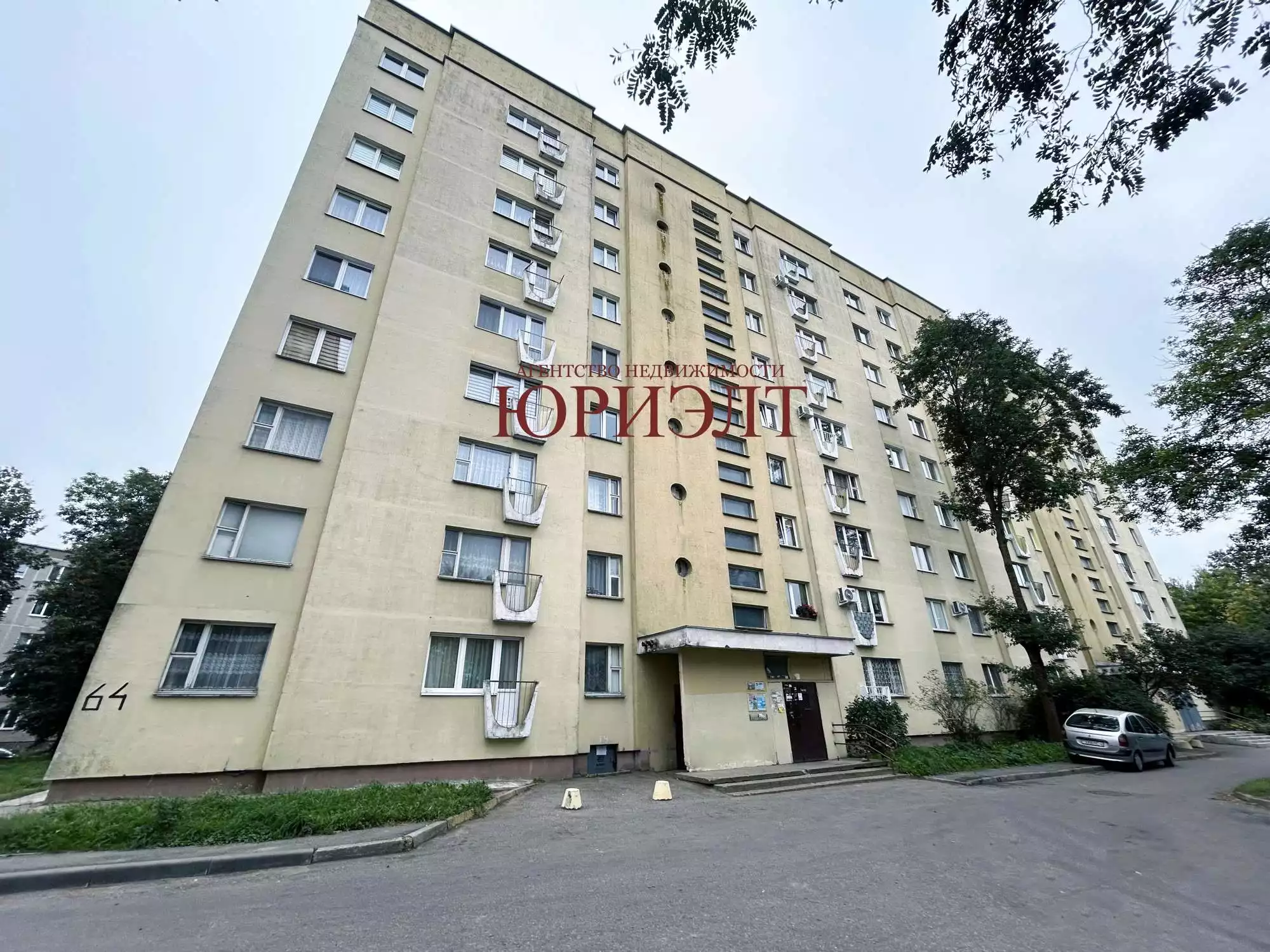  56,9м.кв., комнат 2, Отличная