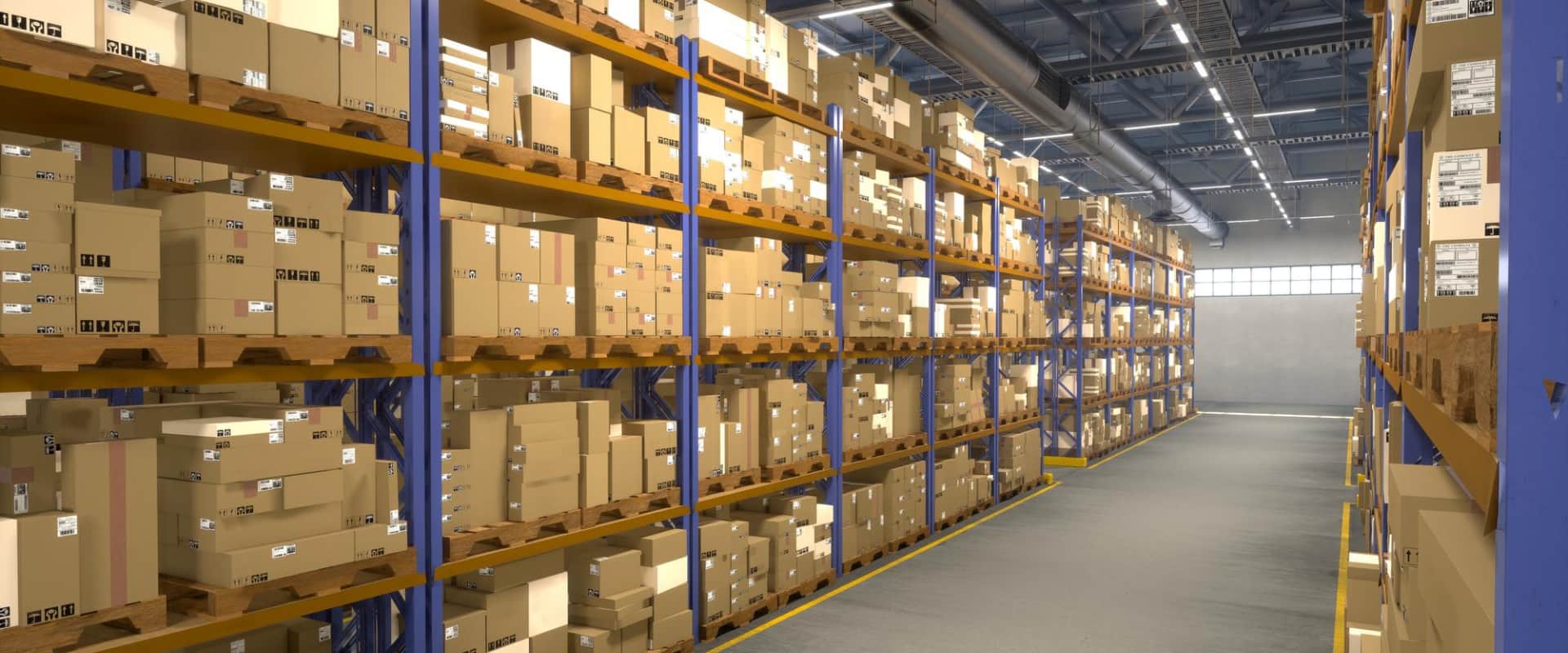 Пример большого складского помещения в городе Минске